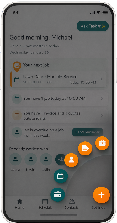 Task3r Suggestion Screen